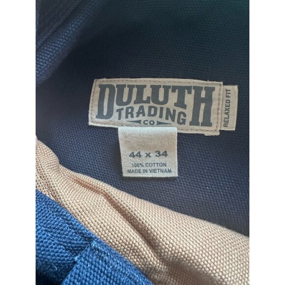 Duluth Fire Hose Relaxed Fit 5-Pocket Pants Mens 44 X 34 NEW Navy Blue Work Pant - Picture 3 of 7